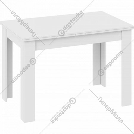 Стол «ТриЯ» Промо Тип 4, белый, 1100(2098)х670 мм