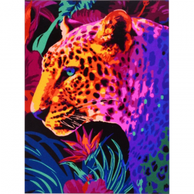 Картина по номерам «Lori» Стильный леопард, Кпн-077, 28.5х38 см