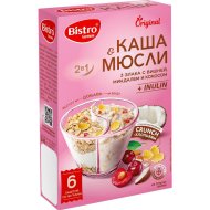 Каша-мюсли Gurmina Bistro 3 злака с вишней, миндалём и кокосом, 240 г