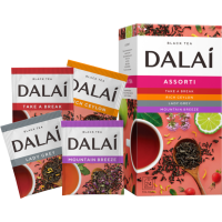 

Чай "DALAI"Assorti (черн)12х1.5г+12х1.8г