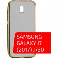 Чехол «Volare Rosso» Frame TPU, для Samsung Galaxy J7 2017 J730, прозрачно-золотой