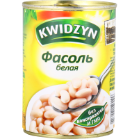

Фасоль"KWIDZYN"(белая,ж/б) 400г Польша