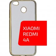 Чехол-накладка «Volare Rosso» Frame TPU, для Xiaomi Redmi 4A, прозрачно-золотой