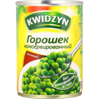 

Зеленый горошек"KWIDZYN"(ж/б)400г Польша