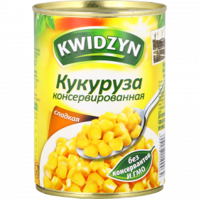 Ку­ку­ру­за кон­сер­ви­ро­ван­ная «Kwidzyn» слад­кая, 400 г