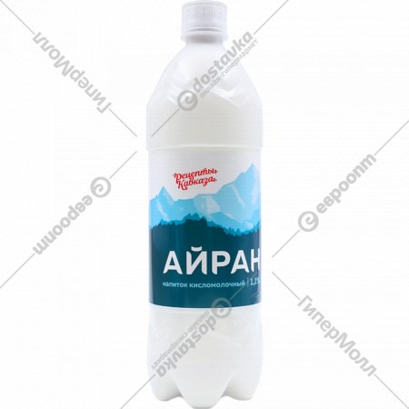 Напиток кисломолочный «Рецепты Кавказа» Айран, 1.1%, 1 л