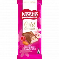 Шоколад молочный «Nestle» Gold Selection, марципан с малиной, 80 г