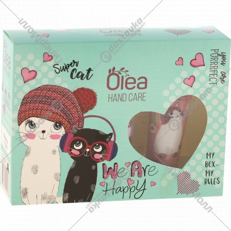 Подарочный набор «Olea» Hand Care Cats, крема для рук, 3х30 мл