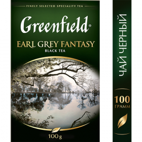 Чай ли­сто­вой «Greenfield» черный, Earl Grey Fantasy, 100 г