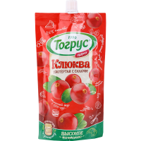

Ягода протертая с/с"ТОГРУС"(клюква)250г