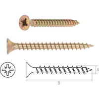 

Шуруп "STARFIX" (4.0х30, 300 шт, желт.)