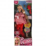 Кукла «Карапуз» София беременная двойней, в полосатой кофте, руки и ноги сгибаются, с аксессуарами, в коробке, 29 см
