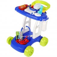 Набор доктора игрушечный «Играем вместе» Синий трактор, с водой, в коробке, 30х36.5х14 см