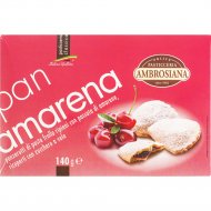 Пе­че­нье пе­соч­ное «Ambrosiana» Pan amarena, с начинкой из пюре черешни, 140 г