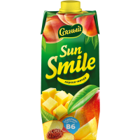 

Нектар "SUN SMILE" (персик/манго) 0.75 л