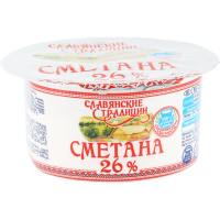 

Сметана "СЛ.ТРАДИЦИИ"(ст. 26%) 200г