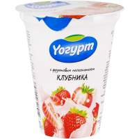 

Йогурт"YОГУРТ"(клубника,2%,стак)310г