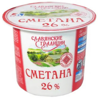 

Сметана "СЛ.ТРАДИЦИИ"(ст. 26%) 380г