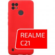 Чехол-накладка «Volare Rosso» Jam, для Realme C21, красный