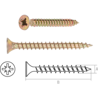 

Шуруп "STARFIX" (3.5х45, 500 шт, желт.)