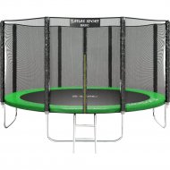 Батут «Atlas Sport» 12 ft Basic, зеленый, 374 см