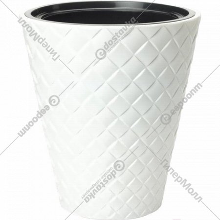 Кашпо для цветов «Formplastic» Маката, 2800-011, белый, 30 см