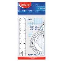 

Набор линеек "MAPED"(15см+2тр+тр-р)Китай