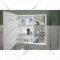 Шкаф для ванной «Континент» Aperio Led 80х80, с зеркалом, левый