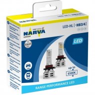 Комплект автоламп «Narva» HB3/HB4 Range Performance LED, 18038, 2 шт