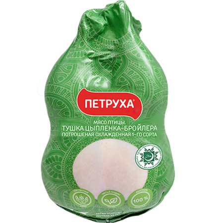 Тушка цыпленка-бройлера Петруха охлажденная, 1 кг, фасовка 1.8&nbsp;-&nbsp;1.9 кг