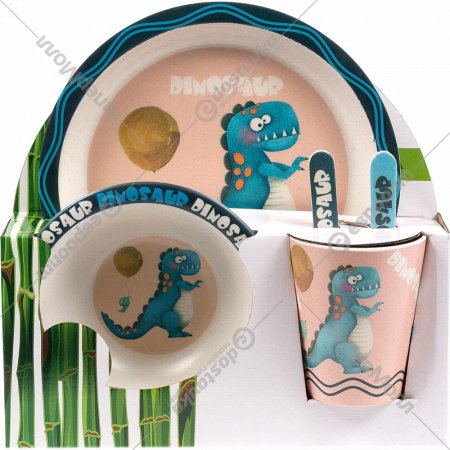 Набор для завтрака «Fresca» Динозавр, BP2524-100, 5 предметов