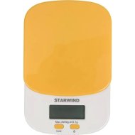 Кухонные весы «StarWind» SSK2158, оранжевый