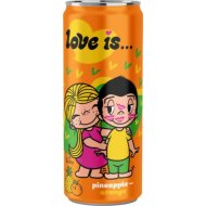 Напиток газированный «Love Is» ананас и апельсин, 330 мл
