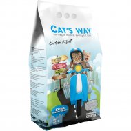Наполнитель для туалета «Cat's Way» Carbon Effect, с антибактериальным углем, CTSWYBX01-001, 5 л