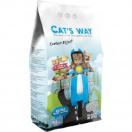 Наполнитель для туалета «Cat's Way» Carbon Effect, с антибактериальным углем, CTSWYBX01-002, 10 л