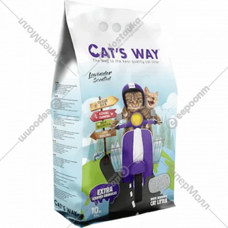 Наполнитель для туалета «Cat's Way» Lavander, CTSWYBX03-002, 10 л