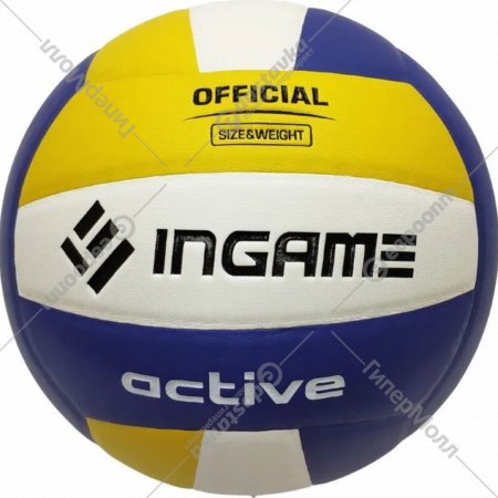 Волейбольный мяч «Ingame» Active, синий/желтый/белый