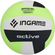 Волейбольный мяч «Ingame» Active, черный/белый/зеленый