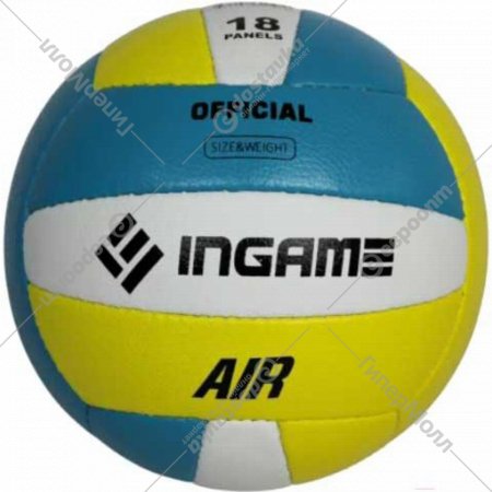Волейбольный мяч «Ingame» Air, желтый/голубой