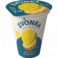 Йогурт «Zvonka» ананас-манго, 2 %, 310 г