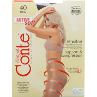 

Колготки жен."АКТИВ СОФТ 40" (р.2,мокка)