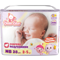 

Подгузники (Extra Dry 2-5 кг.) 28шт