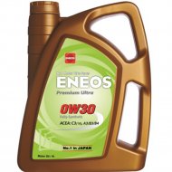 Масло моторное «Eneos» Premium Ultra, 0W30, 4 л