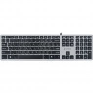 Клавиатура «Gembird» KB-8420, черный/серебряный