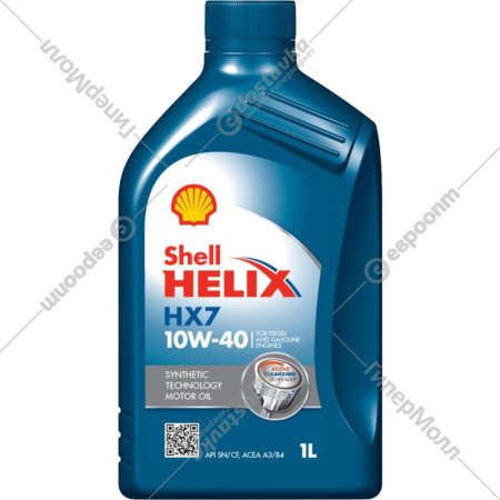 Масло моторное «Shell» Premium Hyper, 10W40, 550040312, 1 л