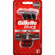 Бритвы одноразовые «Gillette» Blue 3 Red, 3 шт