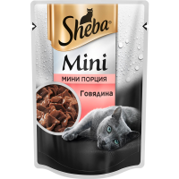 

Корм для кошек "SHEBА MINI"(говядина)50г