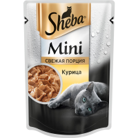 

Корм для кошек "SHEBА MINI" (курица) 50г