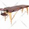 Массажный стол «Atlas Sport» складной 3-с, деревянный, коричневый, 70 см