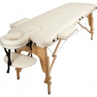 Массажный стол «Atlas Sport» складной 3-с, деревянный, бежевый, 70 см